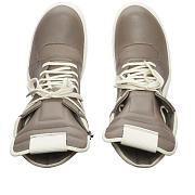 Okify Rick Owens Geobasket Sneakers in Dust/White  - 3