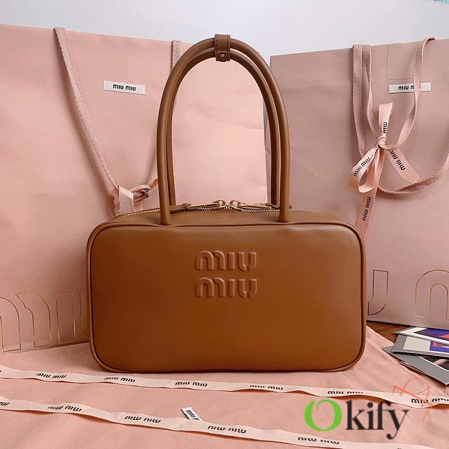 Okify MiuMiu Beau Caramel Bag 29x17x9cm  - 1