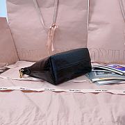 Okify MiuMiu Patent Leather Bag In Black 25.5x19x14x10cm  - 5