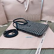 Okify MiuMiu Rete Starlight Crystal Bag In Black 20x24cm  - 3