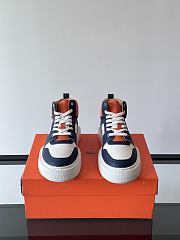 Okify Hermes Orange And Dark Blue Sneakers EU38-45 - 2