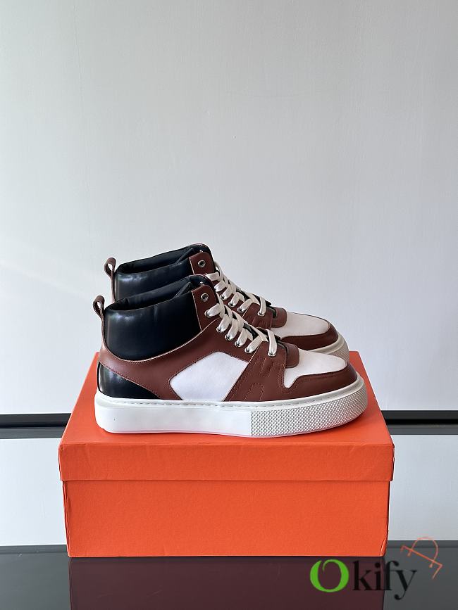 Okify Hermes Brown Sneakers EU38-45 - 1