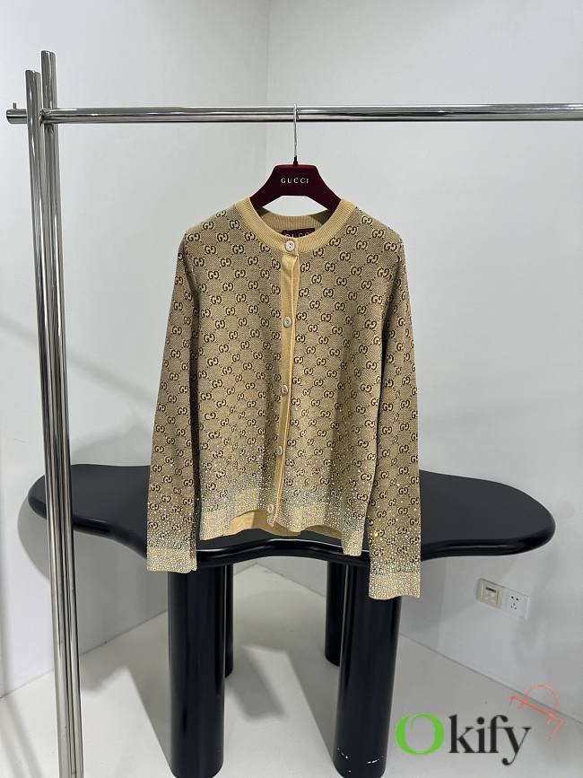 Okify Gucci Gradient Crystal Cardigan SML  - 1