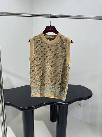 Okify Gucci Gradient Crystal Gilet Vest SML 