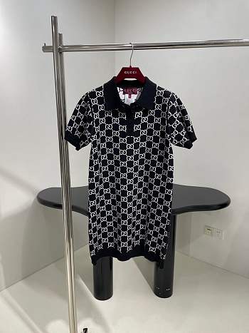 Okify Gucci Reversible Black And White Polo Dress SML