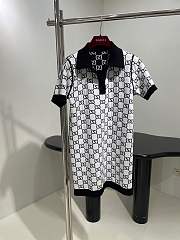 Okify Gucci Reversible Black And White Polo Dress SML - 2