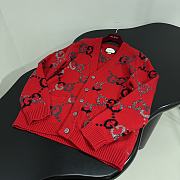 Okify Gucci Red Cardigan SML  - 4