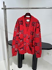 Okify Gucci Red Cardigan SML  - 1