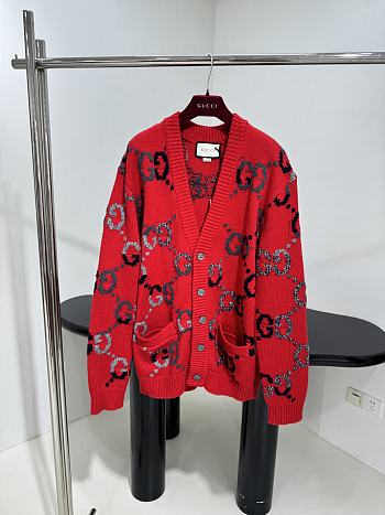 Okify Gucci Red Cardigan SML 