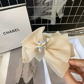 Okify Channel Flower Bow Hairclip 