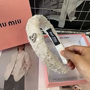 Okify MiuMiu White Heart Headband  - 1