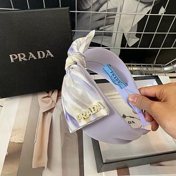 Okify Prada Bow Purple Headband 