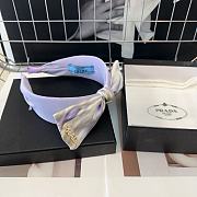 Okify Prada Bow Purple Headband  - 2