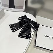 Okify Prada Black Bow Hairclip  - 4