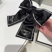 Okify Prada Black Bow Hairclip  - 2