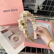 Okify MiuMiu Beige Headband 20639 - 1