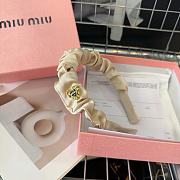 Okify MiuMiu Beige Headband 20639 - 2