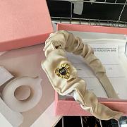 Okify MiuMiu Beige Headband 20639 - 4