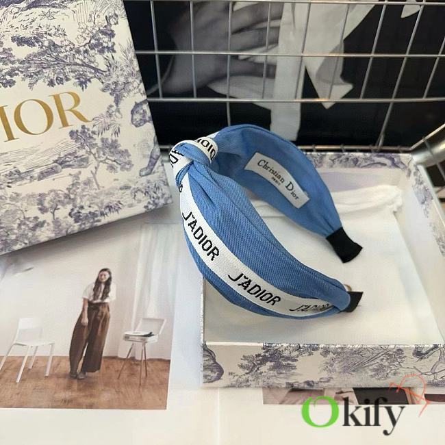 Okify Dior J'Adior Blue Headband  - 1