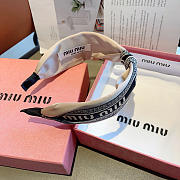 Okify MiuMiu White Headband 20642 - 4