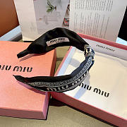 Okify MiuMiu Black Headband 20643 - 3