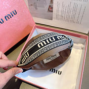 Okify MiuMiu Brown Headband 20644 - 2