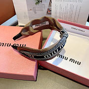 Okify MiuMiu Brown Headband 20644 - 3