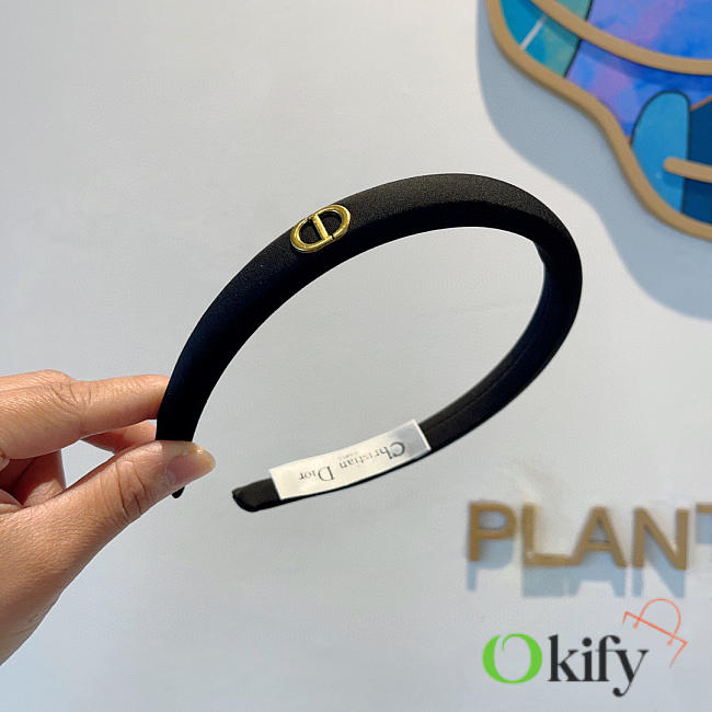 Okify Dior Black Headband 20645 - 1