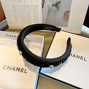 Okify Channel Black Headband With Crystal  - 2