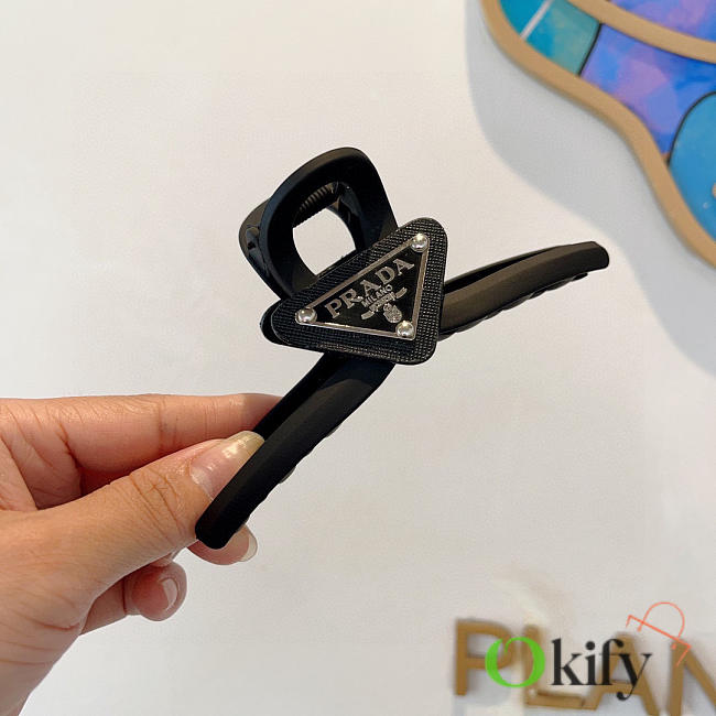 Okify Prada Black Hairclip 20652 - 1