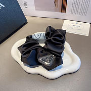 Okify Prada Black Scrunchies Hairtie - 4