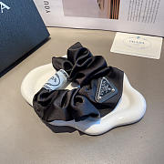 Okify Prada Black Scrunchies Hairtie - 2