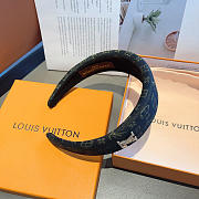 Okify Louis Vuitton Black Monogram Headband  - 2