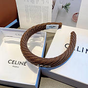 Okify Celine Brown Wool Headband  - 3