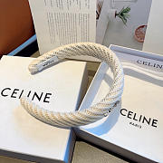 Okify Celine White Wool Headband  - 2