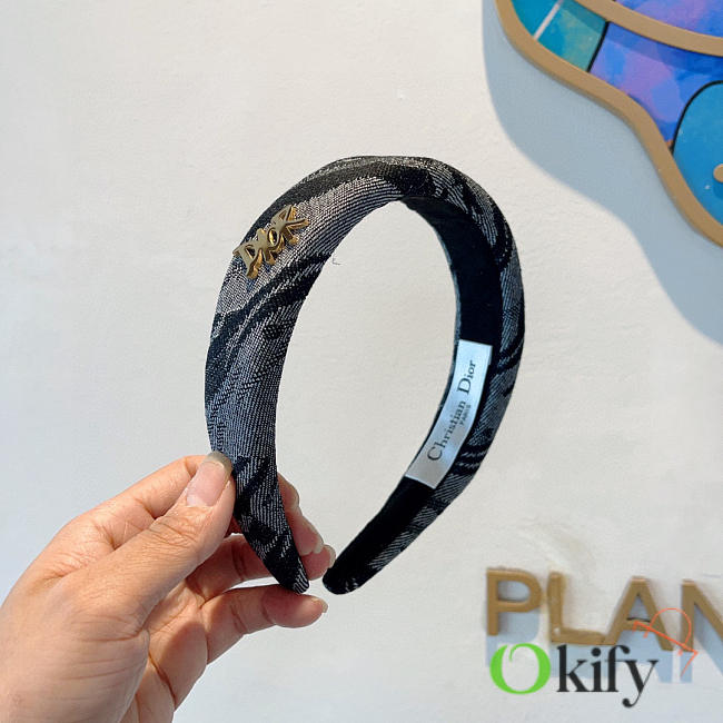 Okify Dior Black Headband 20663 - 1