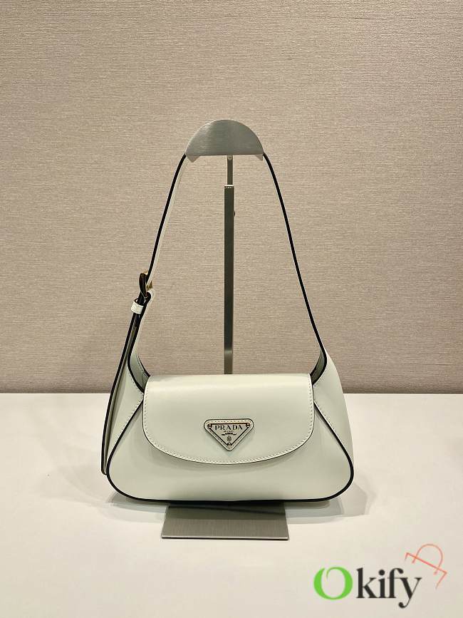 Okify Prada Shoulder Bag In White 25x15x5.5cm  - 1