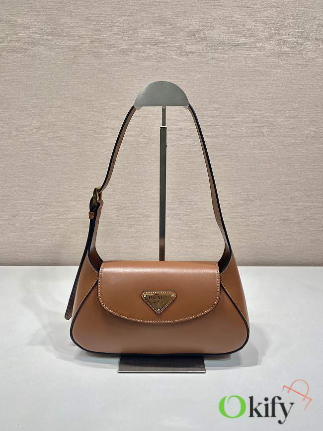 Okify Prada Shoulder Bag In Brown 25x15x5.5cm  - 1