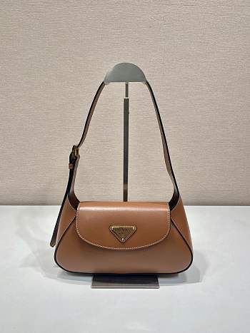 Okify Prada Shoulder Bag In Brown 25x15x5.5cm 