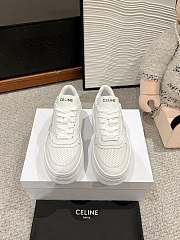 Okify Celine Block Thick Sole Sneakers In White EU35-41 - 5