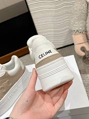 Okify Celine Block Thick Sole Sneakers In Light Brown EU35-41 - 5