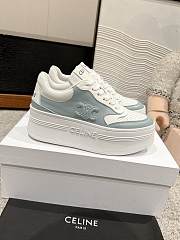 Okify Celine Block Thick Sole Sneakers In Light Blue EU35-41 - 1