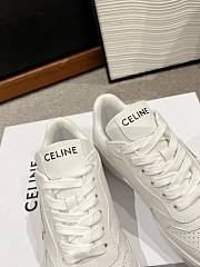 Okify Celine Block Thin Sole Sneakers In White EU35-44 - 3