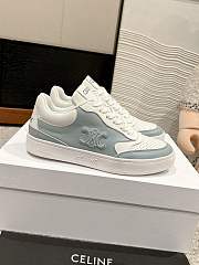 Okify Celine Block Thin Sole Sneakers In Light Blue EU35-44 - 1