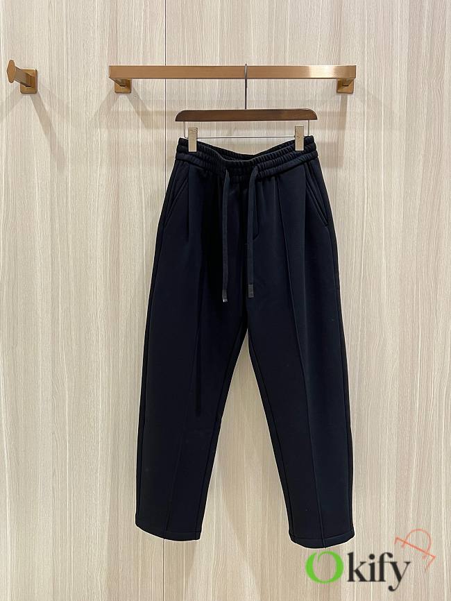 Okify Dior Black Sweat Pants XS-L  - 1