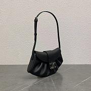 Okify Celine Teen Polly In Black Supple Calfskin Bag 29.5x3x14.5cm - 2