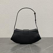 Okify Celine Teen Polly In Black Supple Calfskin Bag 29.5x3x14.5cm - 3