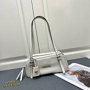 Okify Versace Tag Bowling Shoulder Bag In White 27x12x10cm  - 1