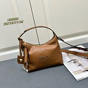 Okify Versace Tag Hobo Handbag In Brown 23x16x11cm  - 1