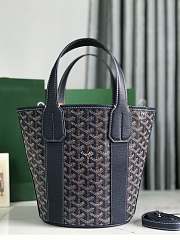 Okify Goyard Belharra Bag In Dark Blue 18x14x24cm  - 2